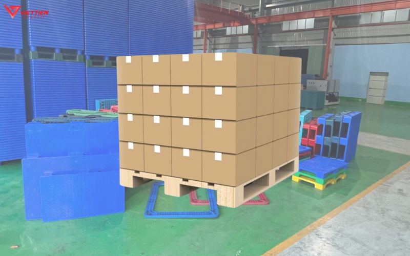 Các kiểu xếp hàng trên pallet và khi nào nên dùng