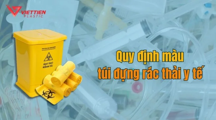 quy định màu túi đựng rác thải y tế