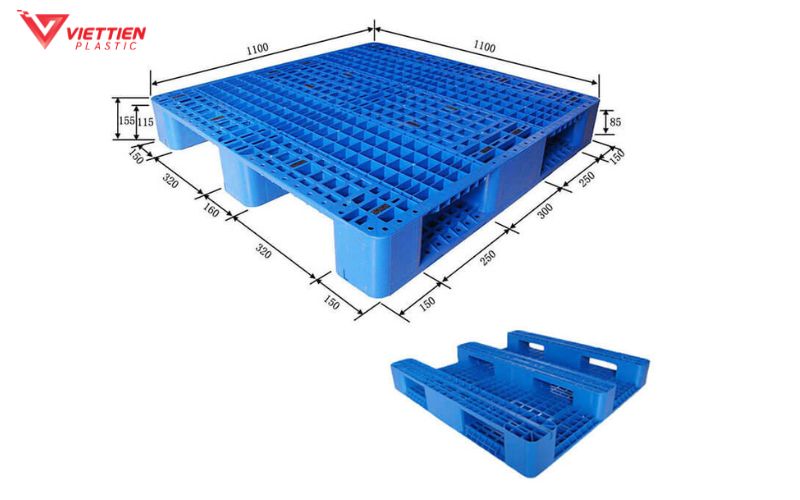Kích thước pallet nhựa