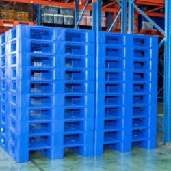 Kho hàng pallet nhựa V4-1575 của Nhựa Việt Tiến