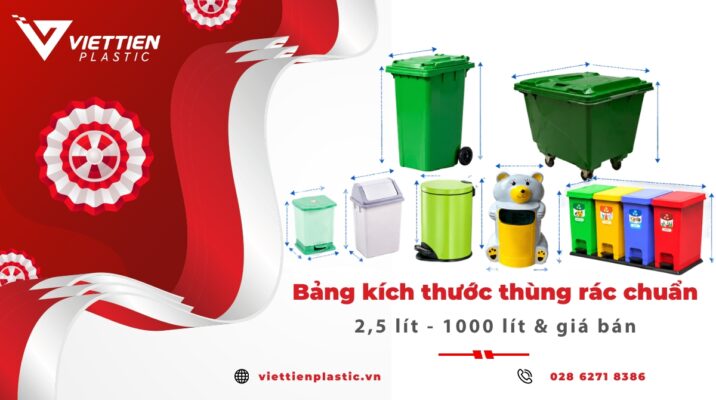 Kích thước thùng rác