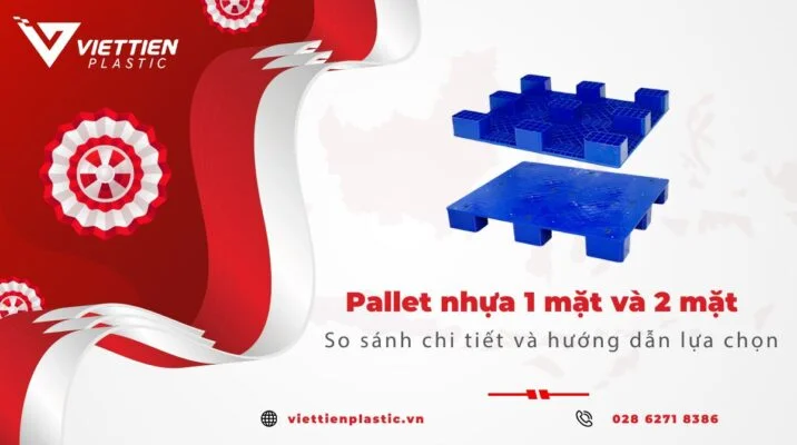 So sánh pallet 1 mặt và 2 mặt