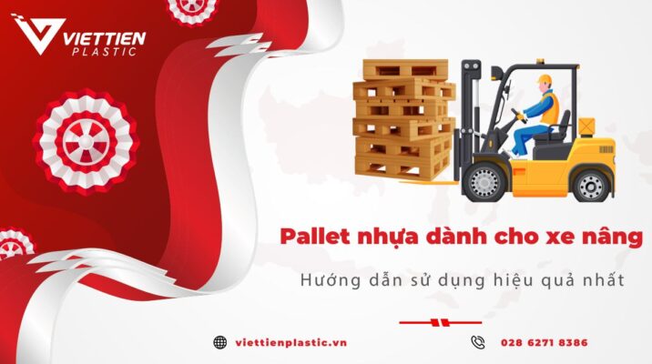 Pallet nhựa dành cho xe nâng