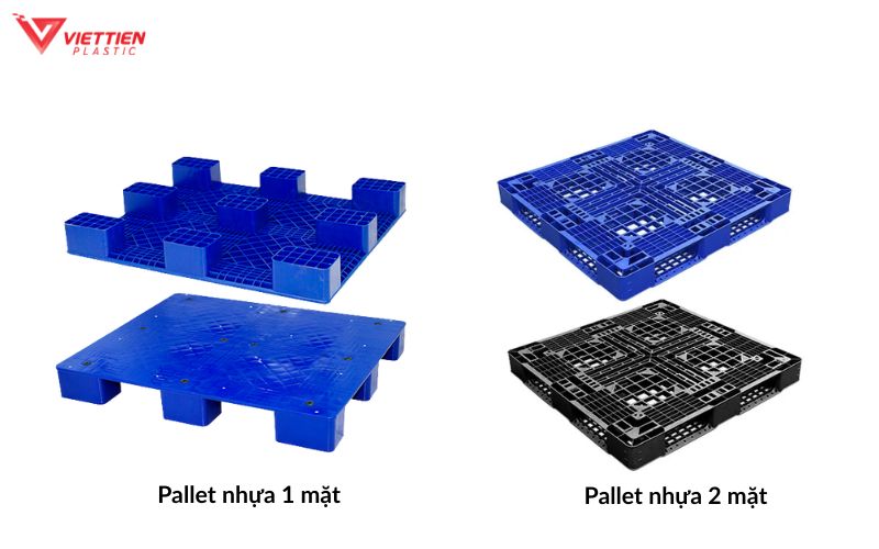 So sánh pallet 1 mặt và 2 mặt