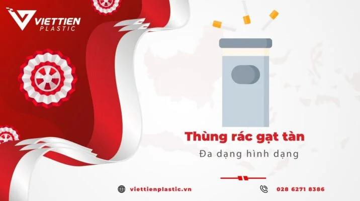 thùng rác gạt tàn