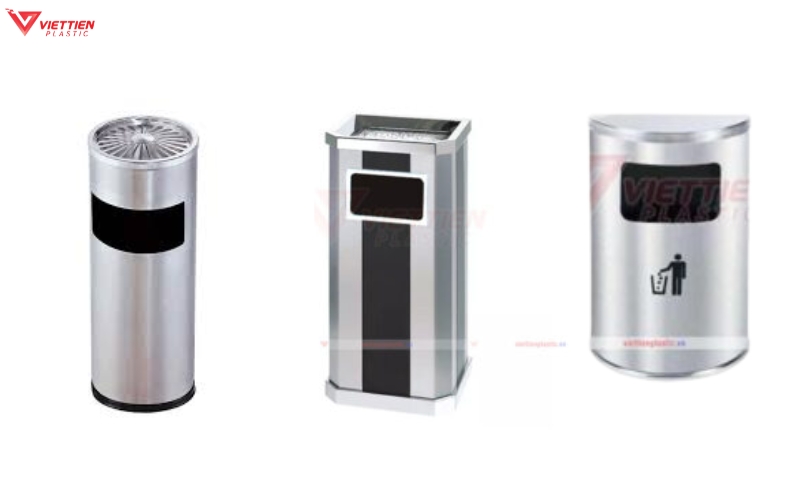 Các loại thùng rác gạt tàn phổ biến hiện nay