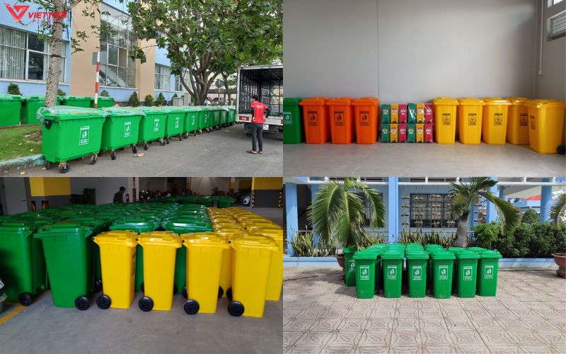 Nhựa Việt Tiến là đơn vị cung cấp thùng rác chất lượng tại Nghệ An