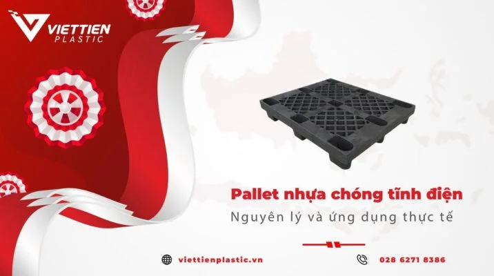 Pallet nhựa chống tĩnh điện