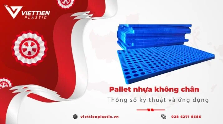 Pallet nhựa không chân
