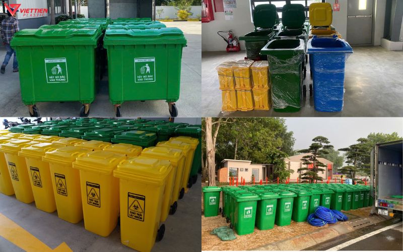 Việt Tiến Plastic - Đơn vị cung cấp thùng rác giá rẻ, chất lượng