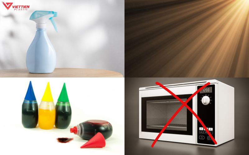 Cách bảo quản để đồ nhựa không bị ố vàng trở lại