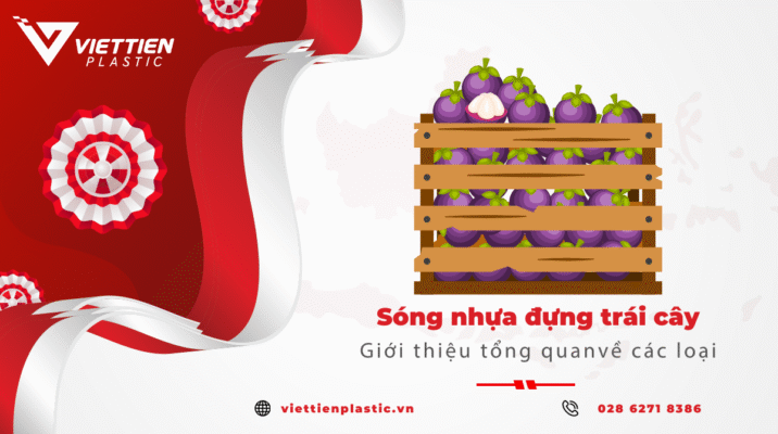 Sóng nhựa đựng trái cây