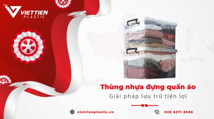 Thùng nhựa đựng quần áo