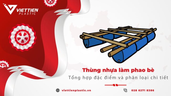 Thùng nhựa làm phao bè