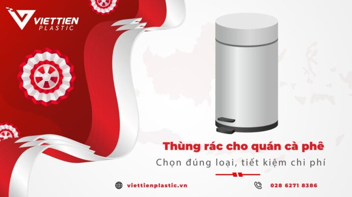 Thùng rác cho quán cà phê