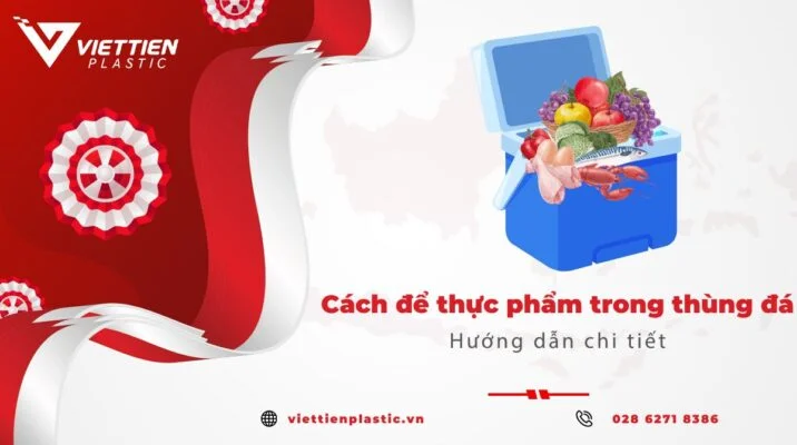 cách để thực phẩm trong thùng đá