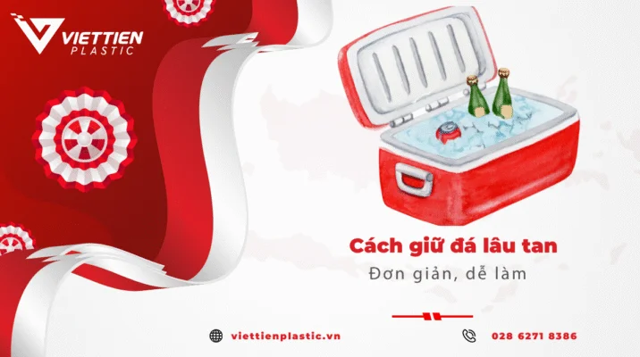 Cách giữ đá lâu tan