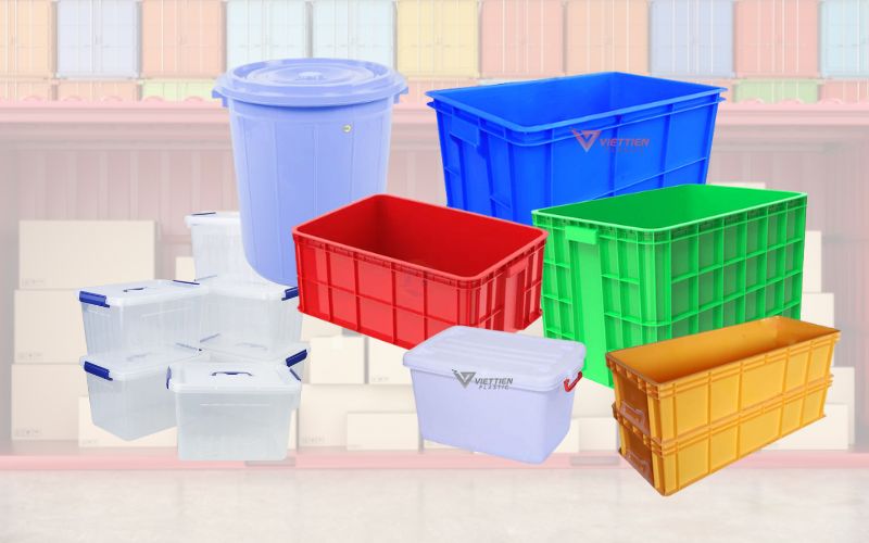 Kiểm tra chất lượng thùng nhựa sau sản xuất