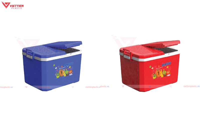 Nhựa Việt Tiến cung cấp thùng đá 2 ngăn chất lượng