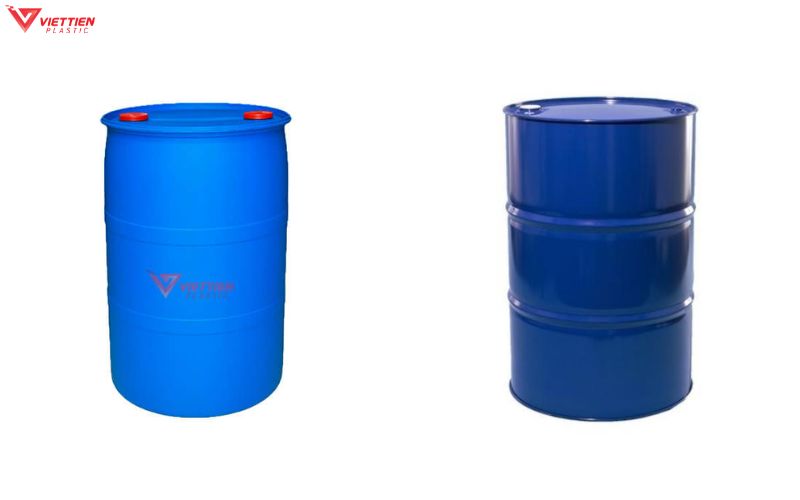 Tổng quan về thùng phuy nhựa và thùng phuy sắt
