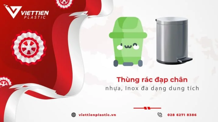 Thùng rác đạp chân chất lượng