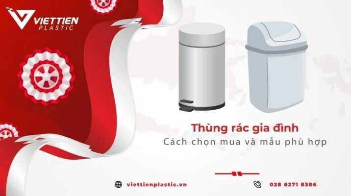 Mẫu thùng rác gia đình và cách chọn mua