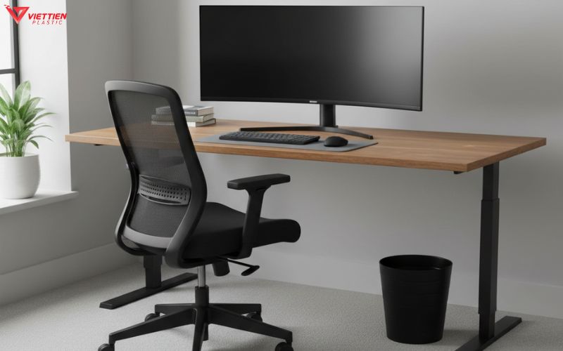 thùng rác đặt tại phòng làm việc