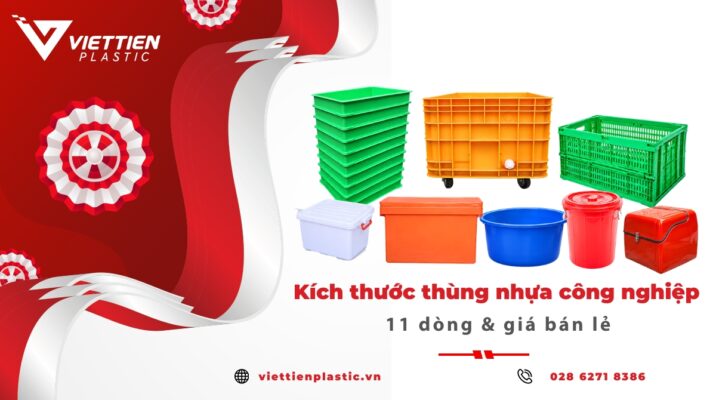 Kích thước thùng nhựa công nghiệp