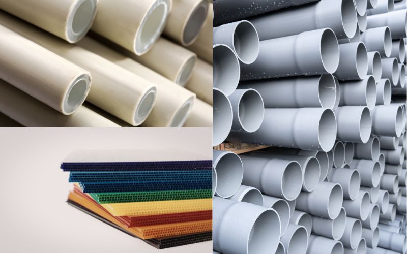 Ứng dụng nhựa nhiệt dẻo trong sản xuất ống nhựa, tấm nhựa