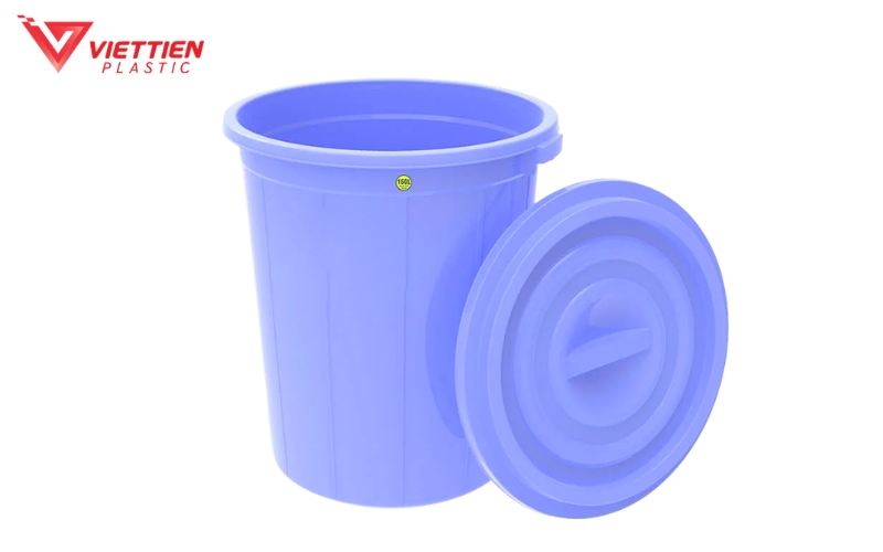 Thùng tròn 160 lít phù hợp trữ nước và nguyên liệu
