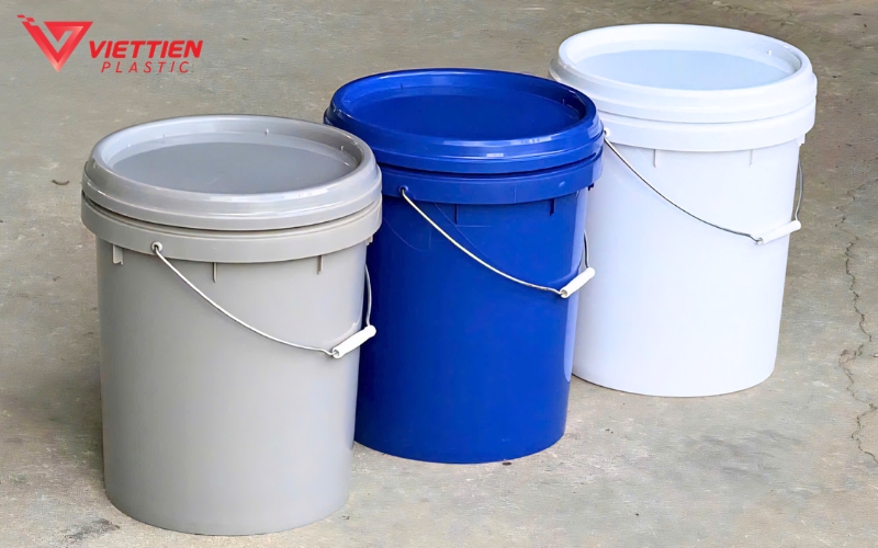 Xô dung tích trung bình phục vụ đóng gói công nghiệp