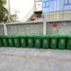 thùng rác nhựa 120 lít nhựa HDPE